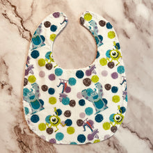 Load image into Gallery viewer, Monsters Inc Toddler Bibs