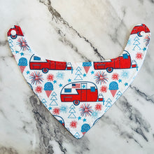 Load image into Gallery viewer, Patriotic Bandana Bibs