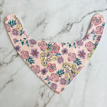Load image into Gallery viewer, Disney Floral Princess Bandana Bibs
