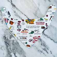Load image into Gallery viewer, Dr Seuss Bandana Bibs