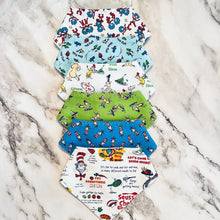 Load image into Gallery viewer, Dr Seuss Bandana Bibs