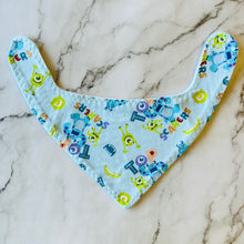 Load image into Gallery viewer, Monsters Inc Bandana Bibs