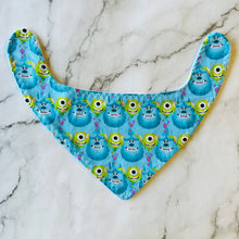 Load image into Gallery viewer, Monsters Inc Bandana Bibs
