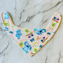 Load image into Gallery viewer, Monsters Inc Bandana Bibs