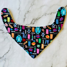 Load image into Gallery viewer, Monsters Inc Bandana Bibs
