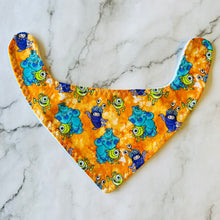 Load image into Gallery viewer, Monsters Inc Bandana Bibs