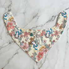 Load image into Gallery viewer, Disney Floral Princess Bandana Bibs