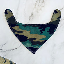 Load image into Gallery viewer, Camo & Toy Army Bandana Bibs