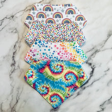 Load image into Gallery viewer, Rainbow Collection Bandana Bibs
