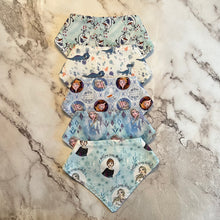 Load image into Gallery viewer, Frozen Bandana Bibs