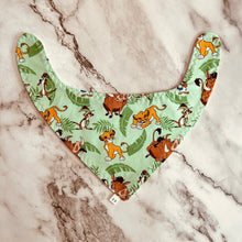 Load image into Gallery viewer, Lion King Bandana Bibs