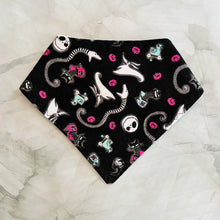Load image into Gallery viewer, Nightmare Before Christmas Bandana Bibs