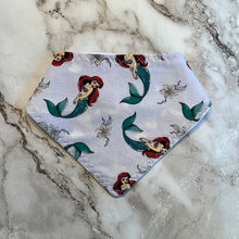 Load image into Gallery viewer, Ariel & Moana Bandana Bibs