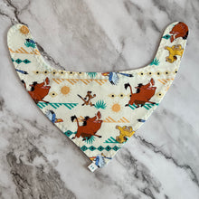 Load image into Gallery viewer, Lion King Bandana Bibs
