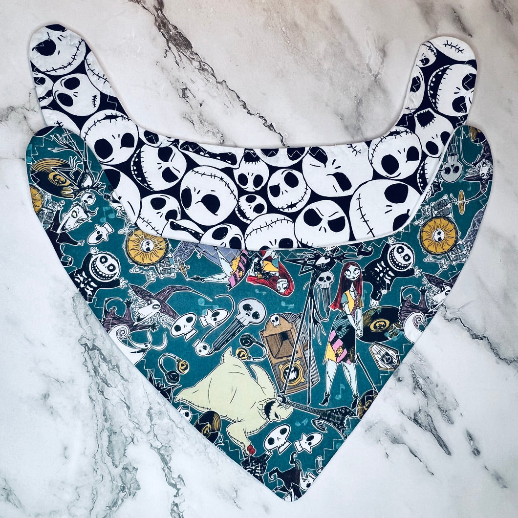 Jack Skellington Bandana Bibs