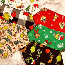 Load image into Gallery viewer, Grinch Bandana Bibs
