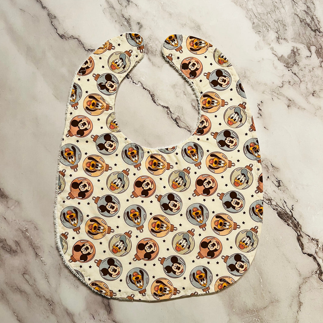 Mickey Christmas Toddler Bibs