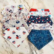 Load image into Gallery viewer, Patriotic Bandana Bibs
