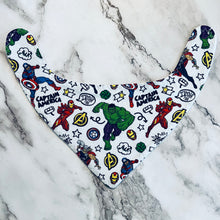 Load image into Gallery viewer, Avengers Bandana Bibs
