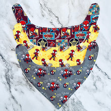 Load image into Gallery viewer, Spiderman Bandana Bib
