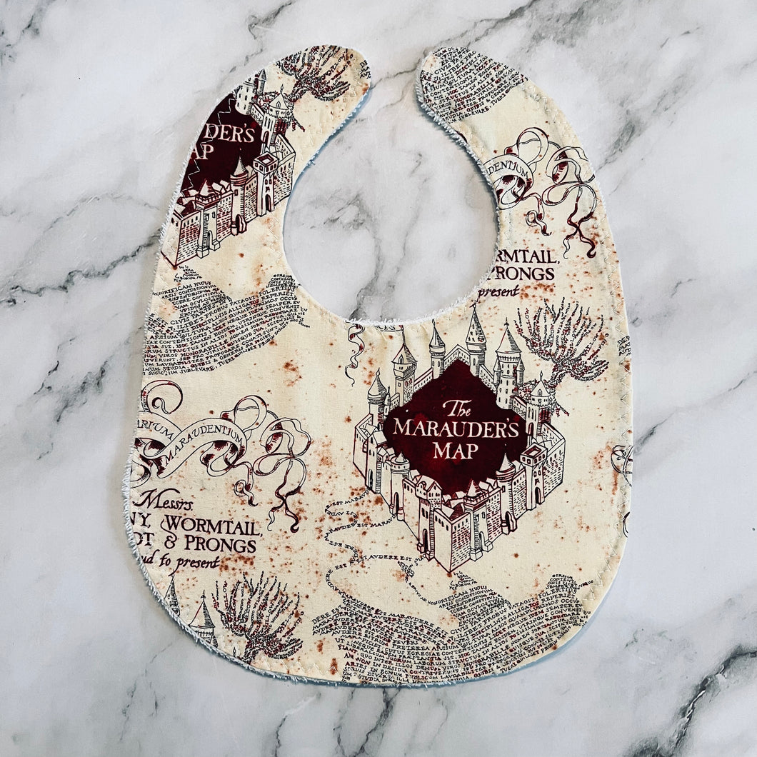 Marauder Map Toddler Bib