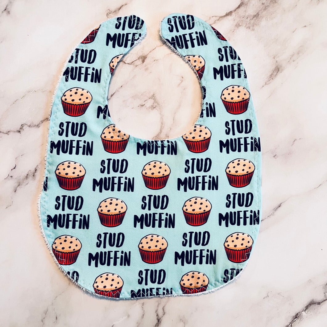 Stud Muffin Toddler Bib