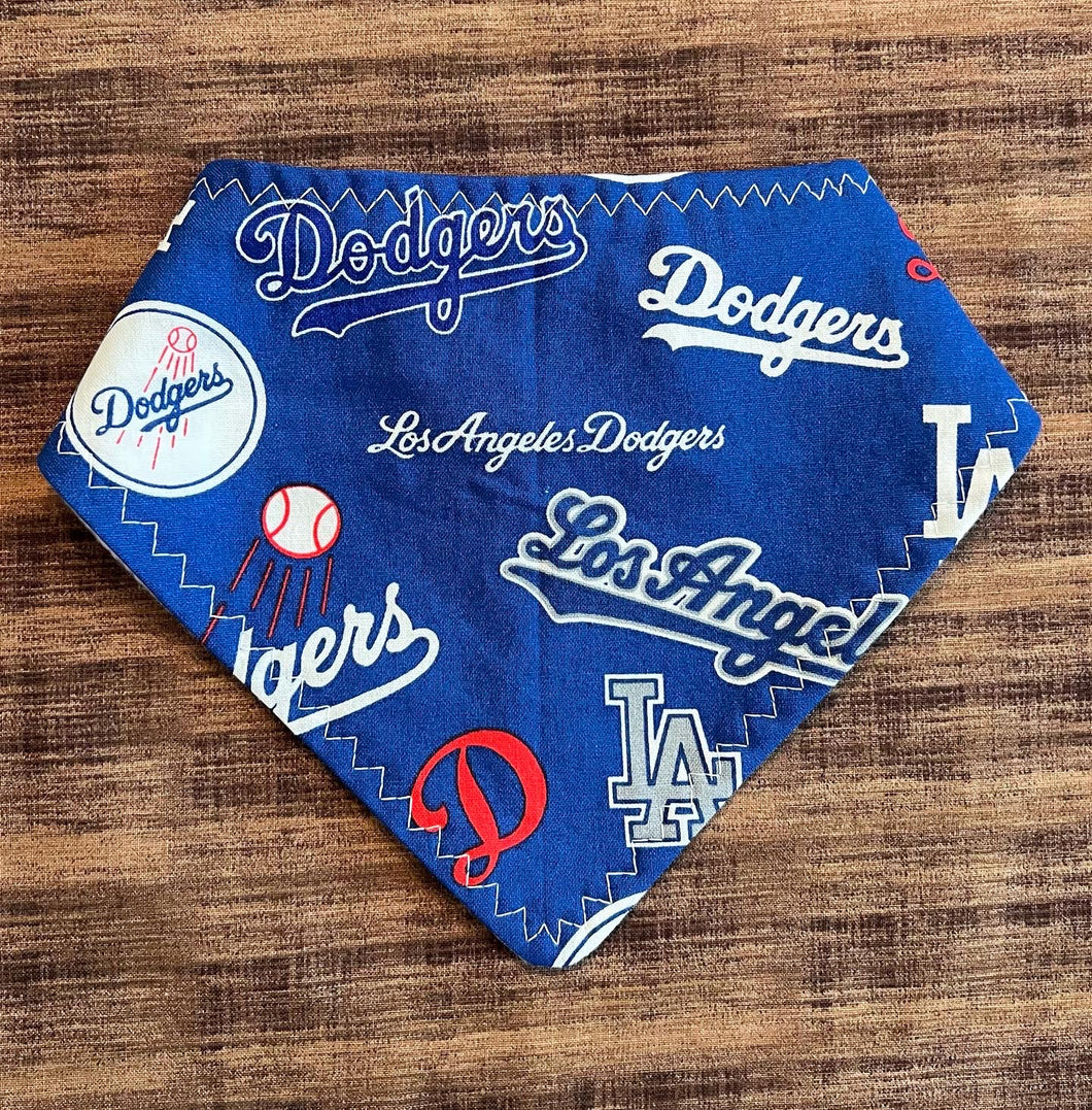 Dodgers Logos Bandana Bib