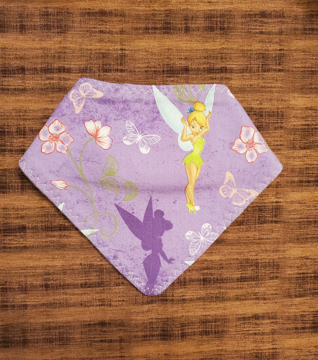 Purple Tinkerbell Bandana Bib