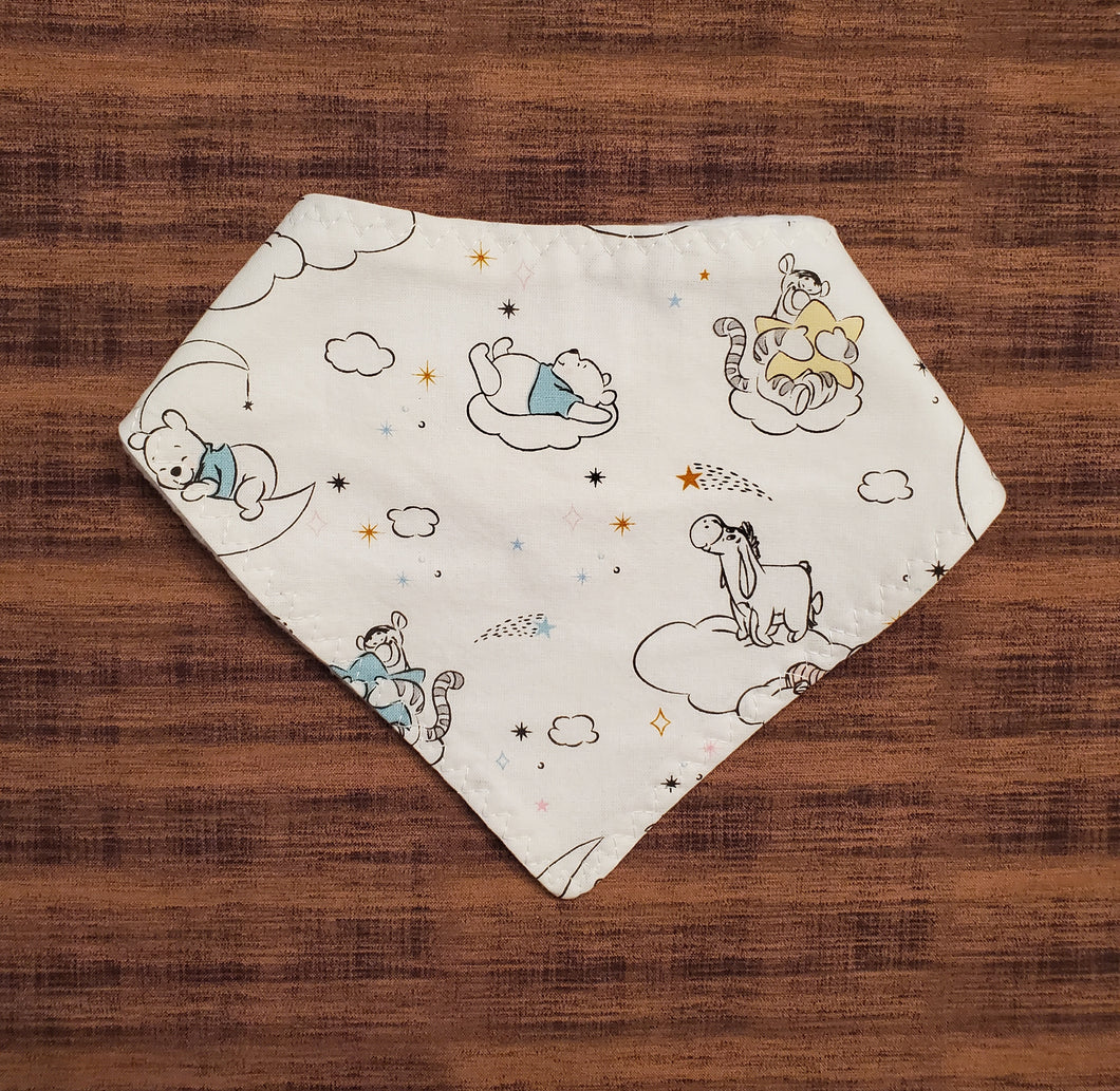 Pooh Clouds Bandana Bib