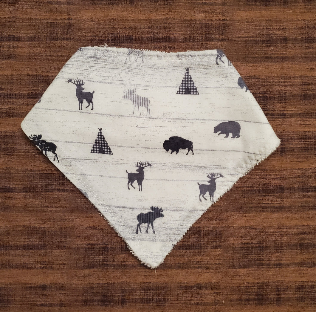 Wild Plaid Bandana Bib