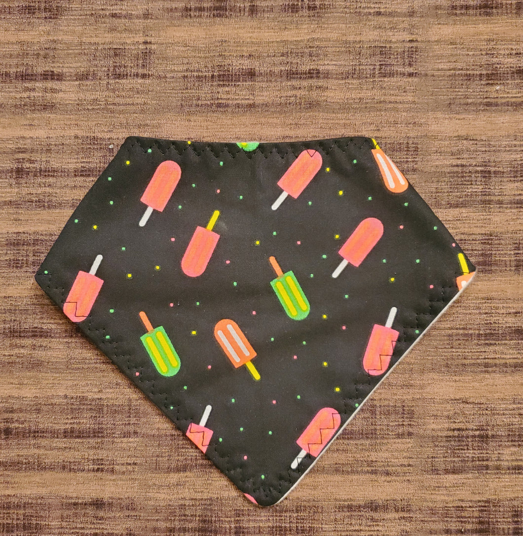 Neon Popsicle Bandana Bib