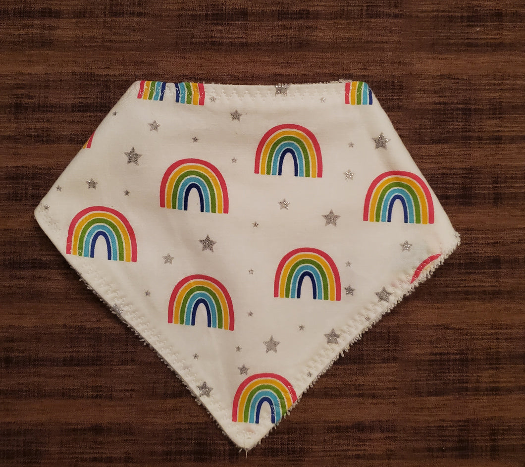 Starry Rainbow Bandana Bib