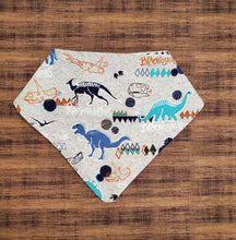 Load image into Gallery viewer, Dinosaur Bandana Bibs
