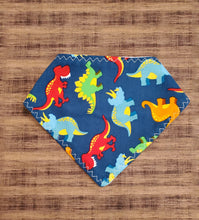 Load image into Gallery viewer, Dinosaur Bandana Bibs
