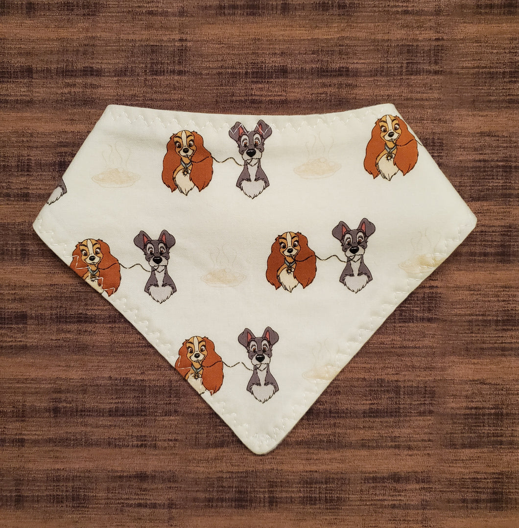 Lady & Tramp Spaghetti Bandana Bib