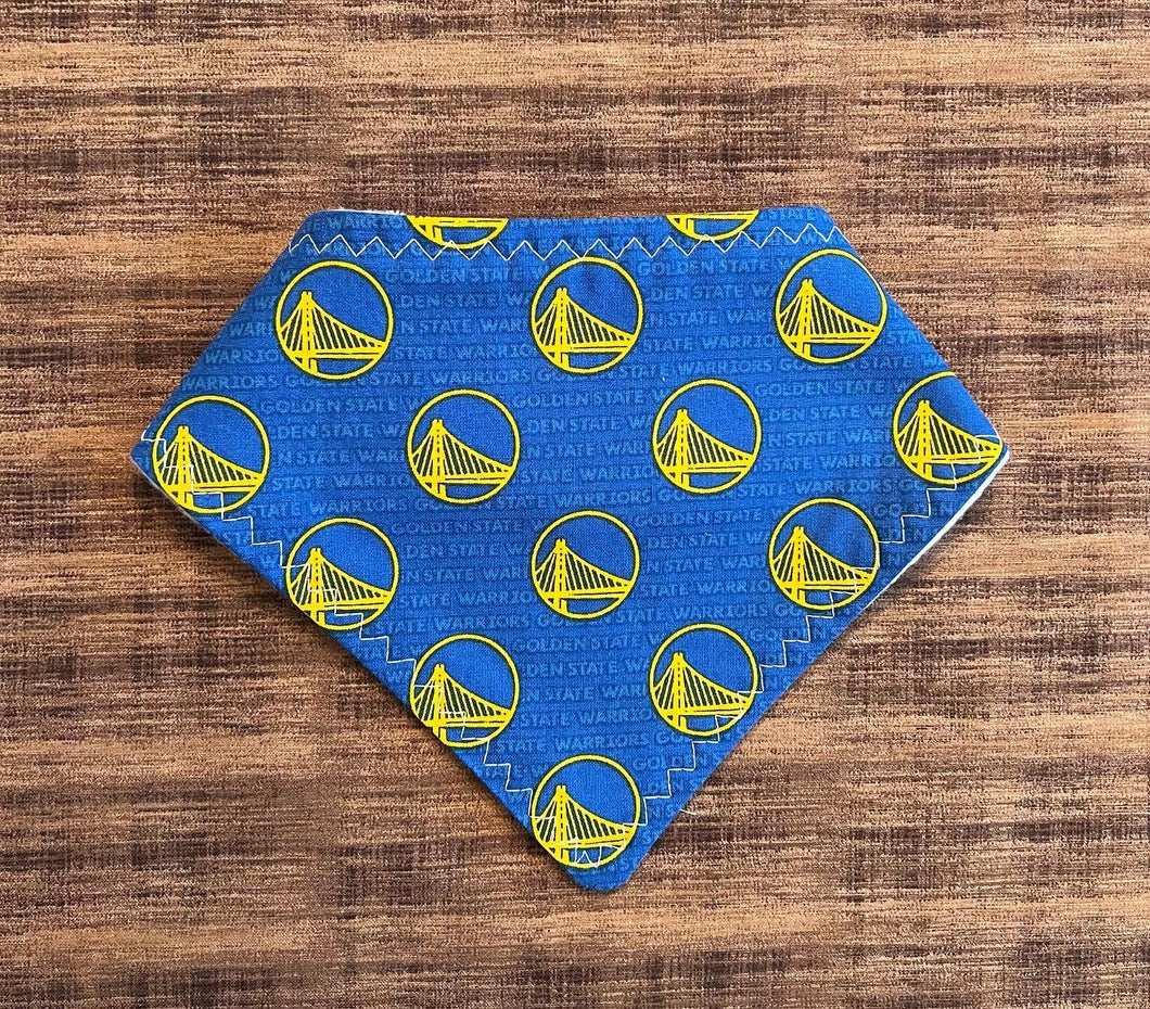 Warriors Blue Bridge Bandana Bib