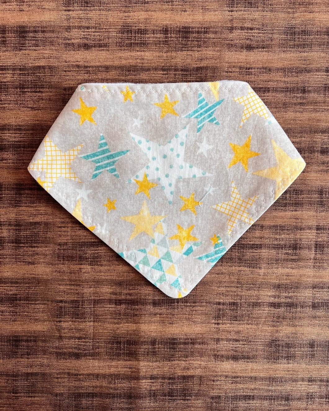 Geo Stars Bandana Bib