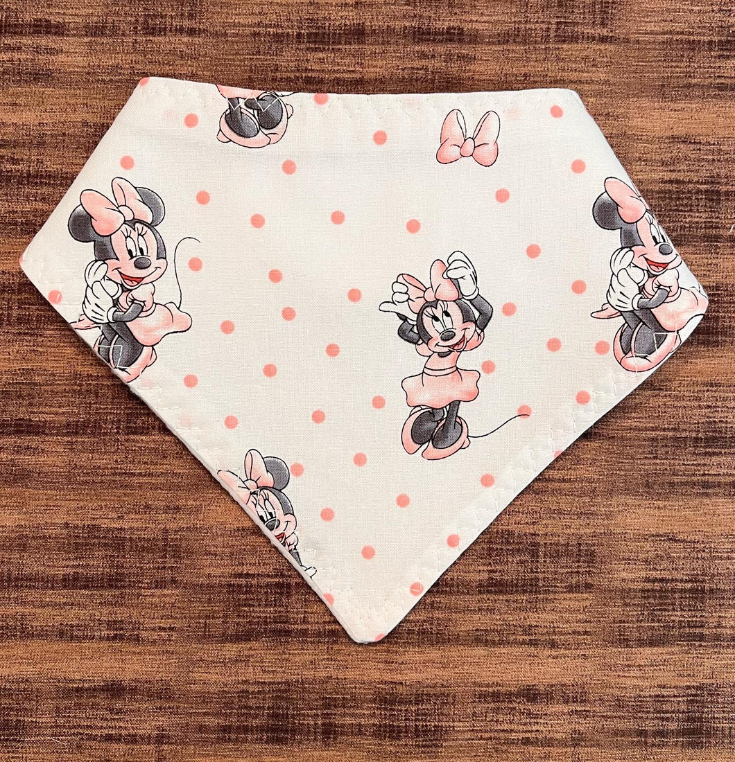 Pink Dots Minnie Bandana Bib