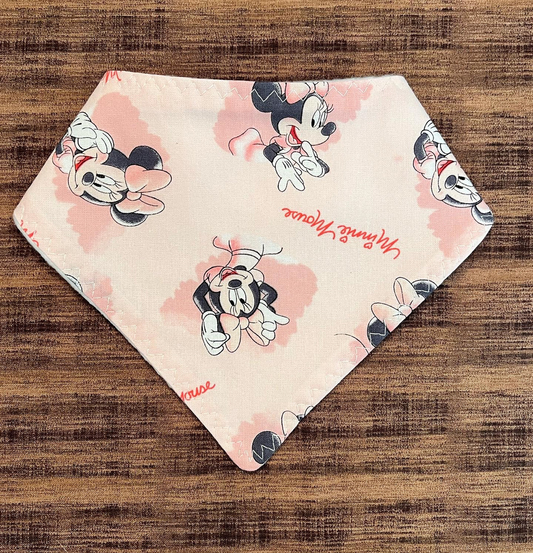 Pink Minnie Bandana Bib