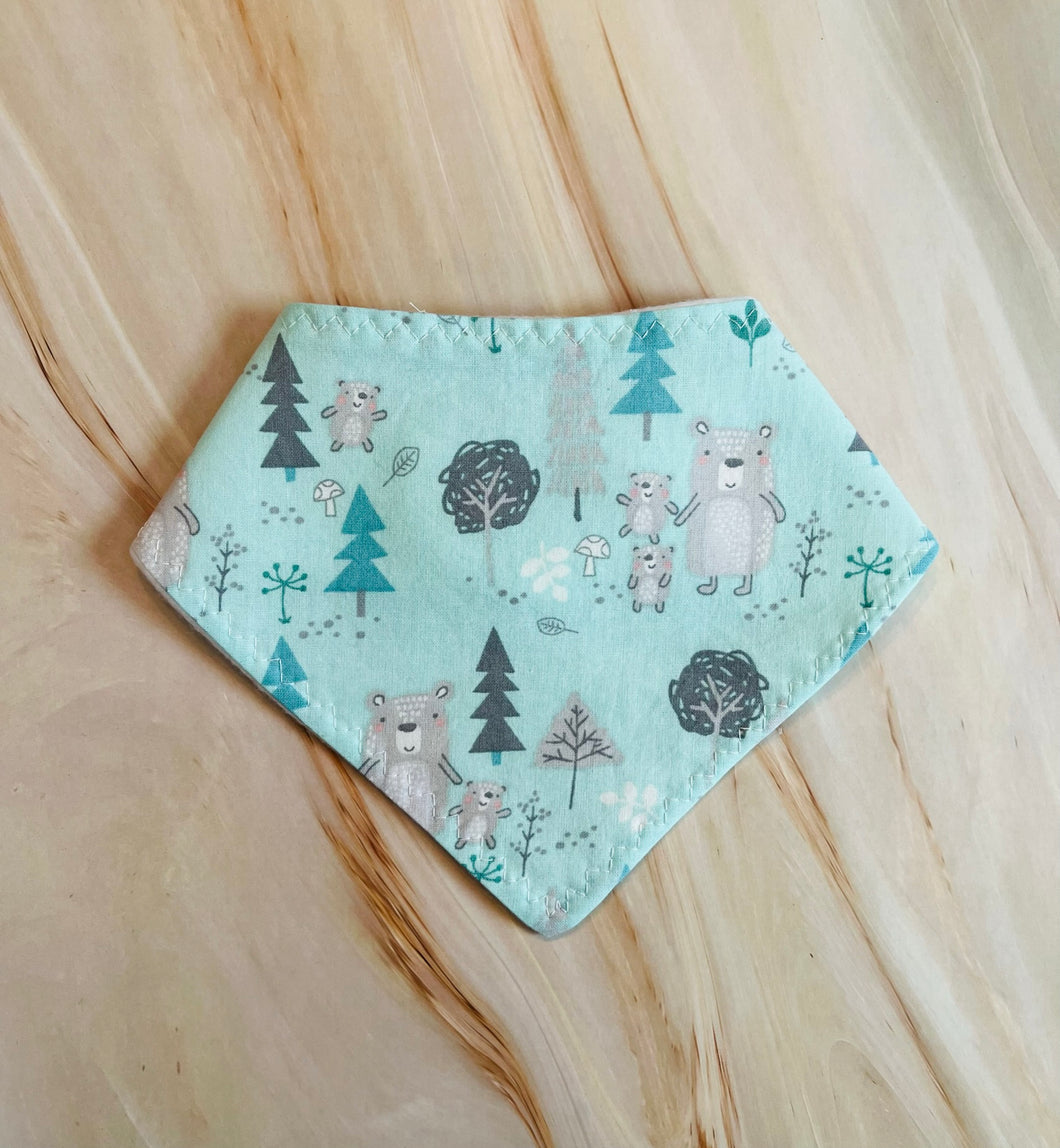 Woods and Bears Bandana Bib