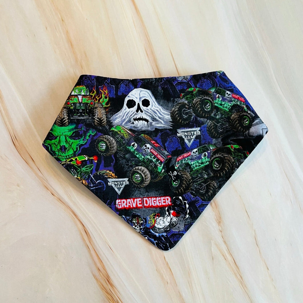 Grave Digger Bandana Bib