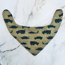 Load image into Gallery viewer, Camo &amp; Toy Army Bandana Bibs
