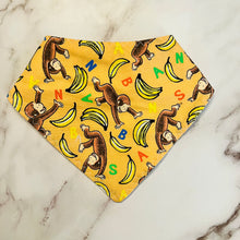 Load image into Gallery viewer, Curious George Bandana Bibs
