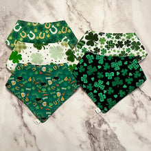 Load image into Gallery viewer, St Patrick’s Day Bandana Bibs
