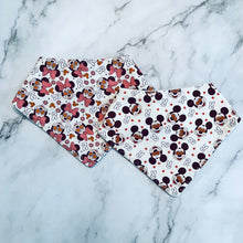 Load image into Gallery viewer, Groovy Mickey &amp; Minnie Bandana Bibs
