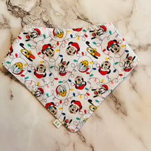 Load image into Gallery viewer, Disney Christmas Bandana Bibs
