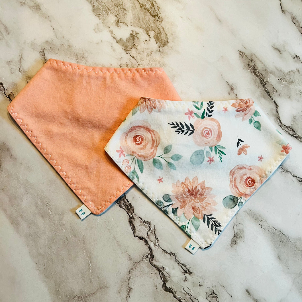 Spring Floral Bandana Bibs