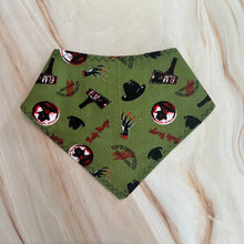 Load image into Gallery viewer, Halloween Horror Movies Bandana Bibs
