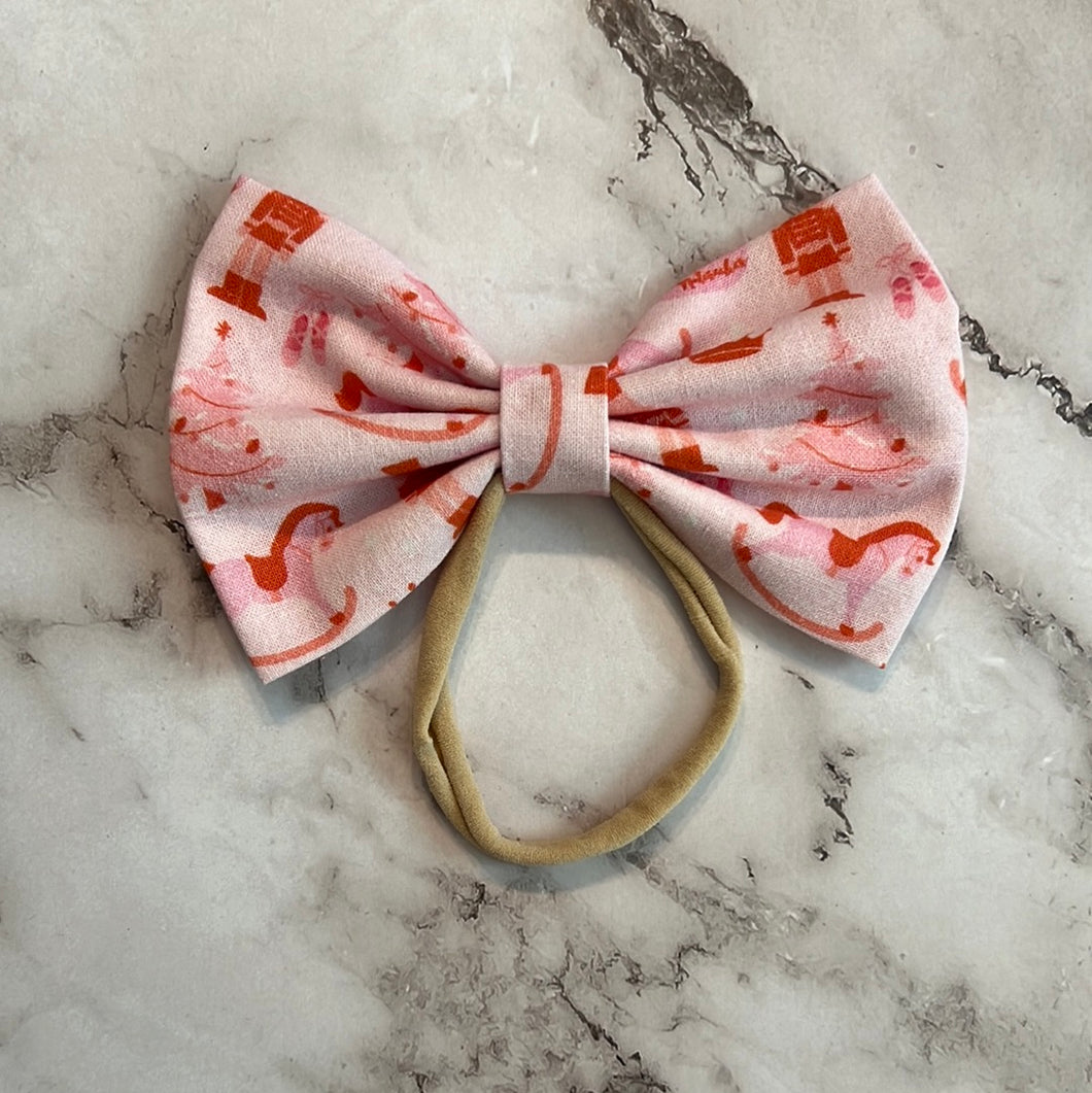 Nutcracker Christmas Bow