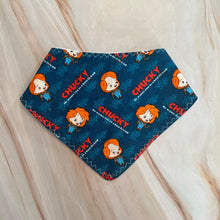 Load image into Gallery viewer, Halloween Horror Movies Bandana Bibs
